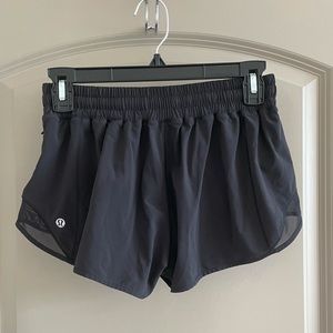 Back Lululemon Hotty Hot shorts